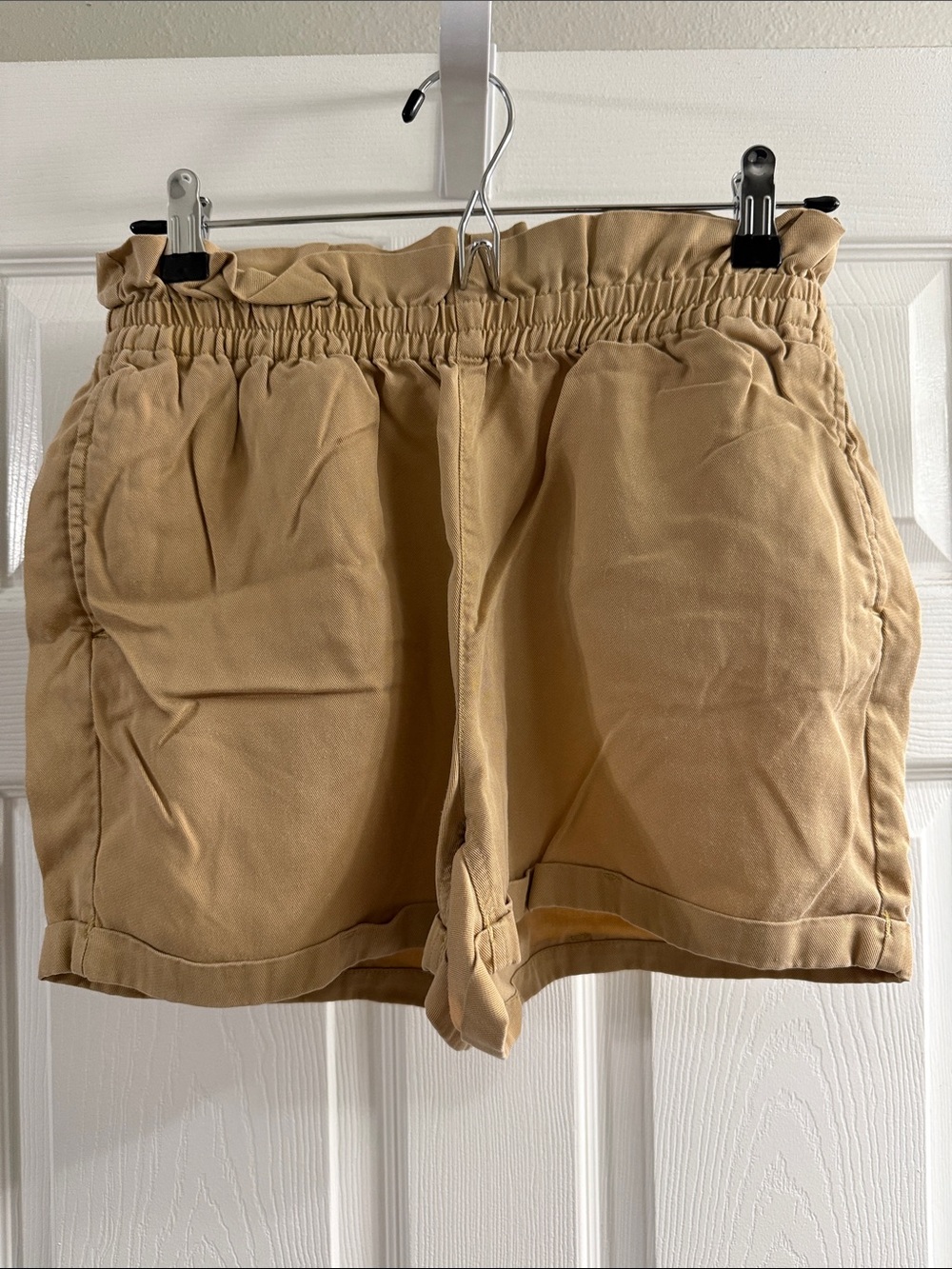 United By Blue Tan Paperbag Waist Shorts